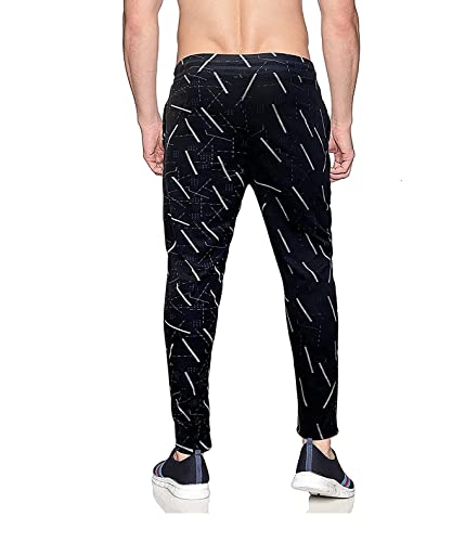 Image of AVOLT Men Slim Fit Lycra Blend Track Pants