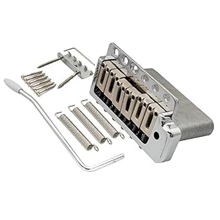 Wilkinson Deluxe 52,5mm Bloc Complet Chevalet Tremolo Bridge Vibrato Guitare ST Bras Pop-In 6 Vis pour American Vintage… - Les Beatles, Paul McCartney, John Lennon, RIngo Starr, George Harrison