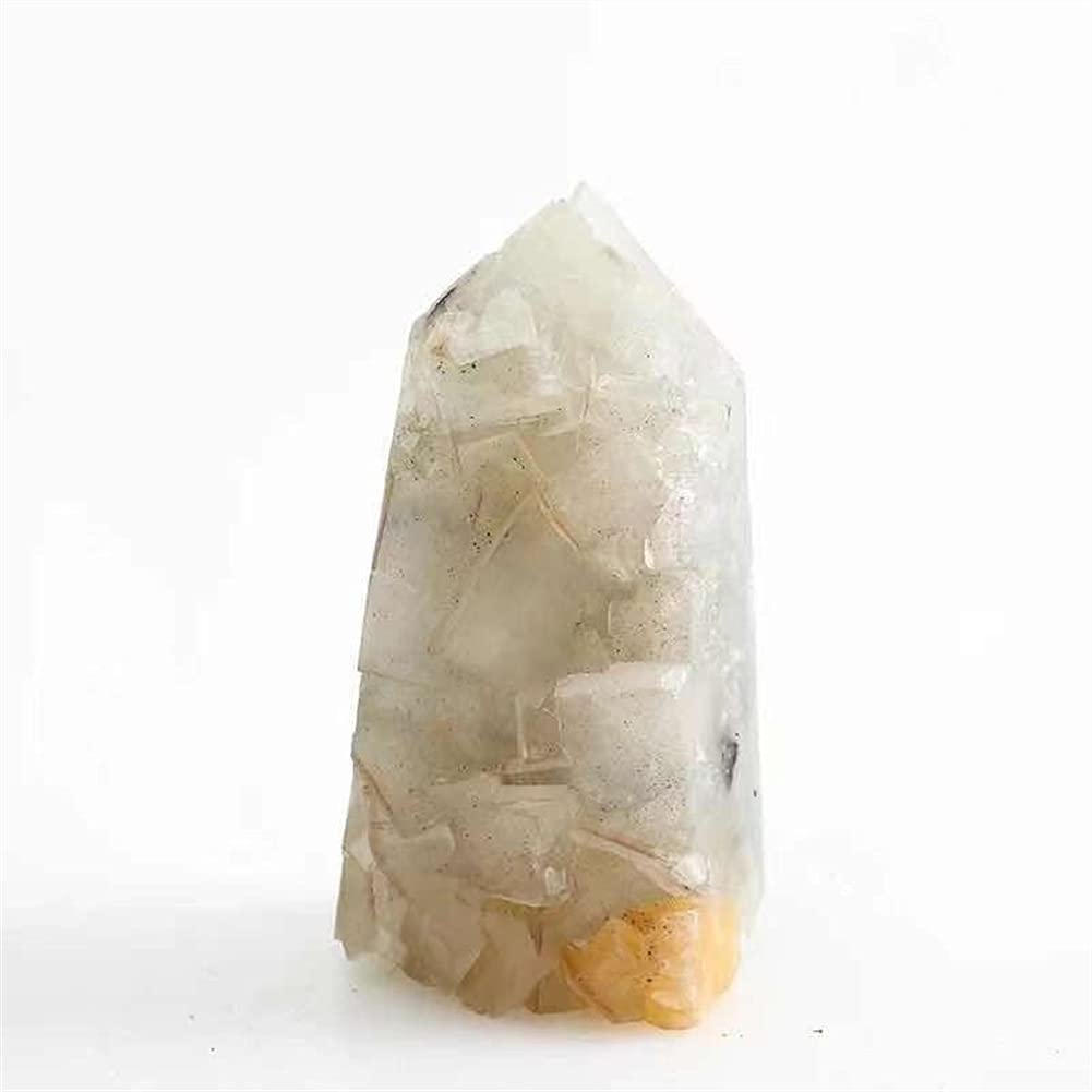 Tour en cristal naturel quartz géode poli de 800g à 900g pour déco