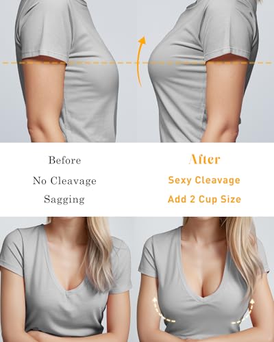 HACI Women's Push Up Bra Plunge Deep V Thick Padded Underwire Seamless Multiway Add 2 Cups2