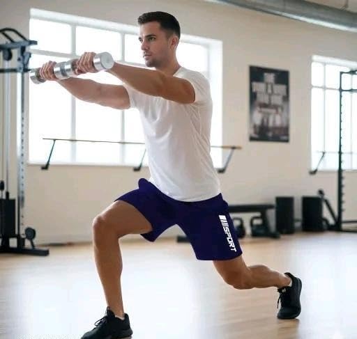 Image of Pack of 2 Stylish Basic Men's Sports Shorts | Regular Fit Active Half Pants