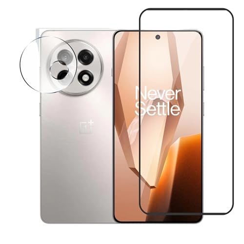Image of Competible with OnePlus 13R Upgrade Tempered Glass with Camera Lens Protector Screen guard(Case Friendly,2 in 1 Combo)