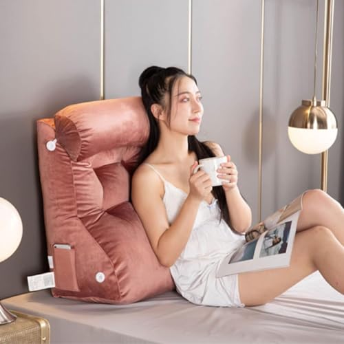 Oreiller de lecture extra large C avec coussin de cou amovible pour lit - 3