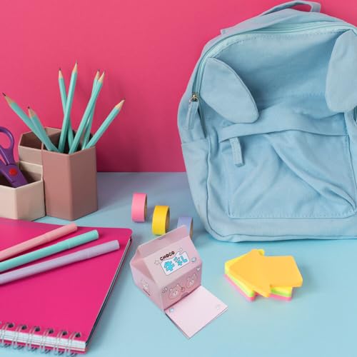 Ruluti 230sheets Sticky Notes avec La Boîte Page Marqueurs Cartoon Onglets Idéal pour Bureau De L'école 7 × Notes Publiées 7cm – vue 5