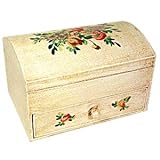 Italian Floral Jewelry Box
