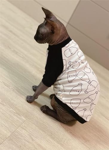 Ropa para gatos Sphynx Mao camiseta transpirable de primavera verano shooter comfort XXL 7