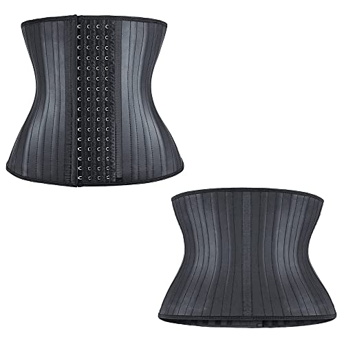 Heighten Beauty - Waist Cincher 9” - L Size - Women's Waist Trainer Fitness Cincher, Slimming Body Shaper Belt, Weight Loss Sweat Cincher - Perfect Body Shaper For Women - Women Shapewear - Black. #TOP16