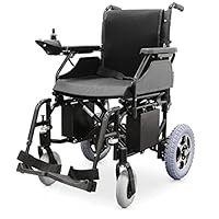QUIRUMED Zusammenklappbarer Elektrorollstuhl Easy Plus, Stahl, Autonomie 20 km, elektromagnetische Bremse, Höchstgeschwindigkeit 7 km/h, für ältere Menschen, für Behinderte