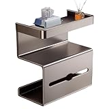 Portarrollos De Papel Higiénico Con Estante Para Teléfono,Soporte para Papel Higiénico Sin Taladros - Estante Moderno Ahorrador De Espacio Para Hogar Autocaravana Aseos Invitados Cuarto De Baño Comerc