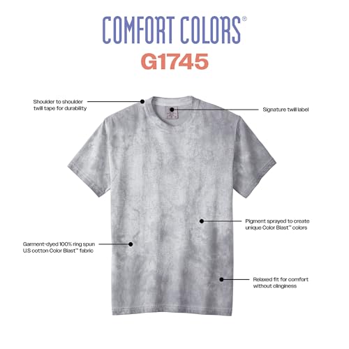 Image of Comfort Colors Adult Heavyweight Short Sleeve Tee, Style G1717 /G1745, Multipack