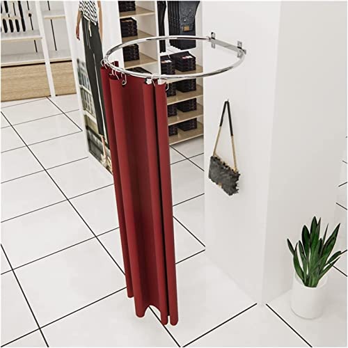 Cortina de privacidad duradera para vestidores de ropa, pantalla móvil para tiendas especializadas, vestidores minoristas y decoración de boutiques