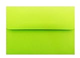 Lime Green 25 Pack A2 (4-3/8 x 5-3/4) Envelopes for 4-1/8 X 5-1/2 Enclosures Invitations Announcements Showers from The Envelope Gallery