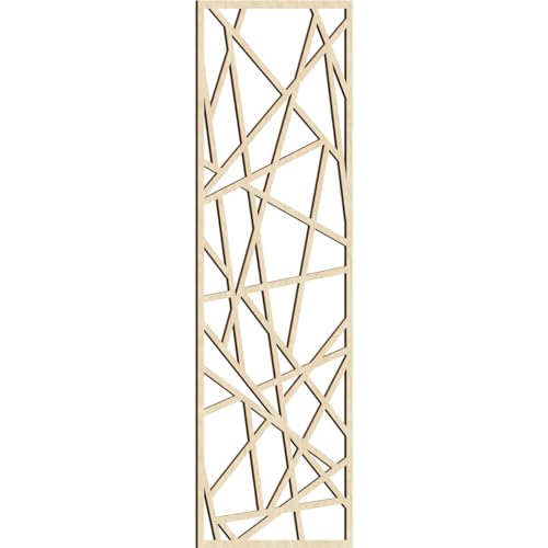 Image of Conway Decorative Pierced Fretwork Wood Wall Panels, 23 3 /8 inchW x 59 3 /8 inchH x 1 /4 inchT, Birch