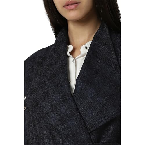 Image of Van Heusen Women's Regular Fit Casual A-line Coat, polyester blend