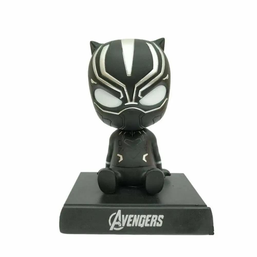 Super Hero Action Figure Limited Edition Bobblehead with Mobile Holder for Car Dashboard, Office Desk & Study Table (Pack of 1) (Black) (B0BWWGGWNF) Amazon Price History, Amazon Price Tracker