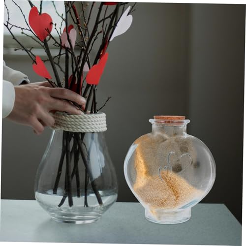 Vases Cœur en Verre pour une Cérémonie du Sable de Mariage Unique - 6