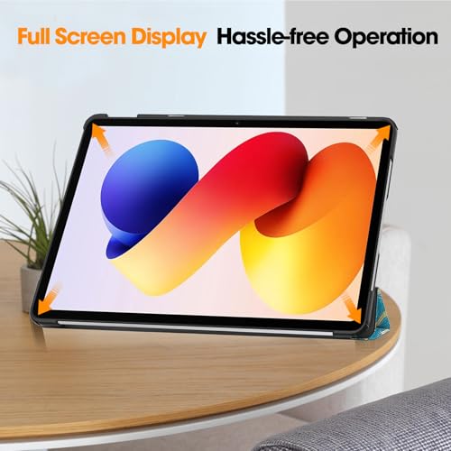 Image of ProElite Case Cover for Xiaomi Redmi Pad 2 Pro 12.1 inch Case, Slim Trifold Flip case Cover for Xiaomi Redmi Pad 2 Pro 12.1 inch Tablet [Auto Sleep Wake Feature], Flowers