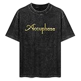 Our sizes: S,M,L,XL,XXL,3XL Accuphase Summer Casual Tee Short Sleeve Crew Neck Cotton Tops Unisex Washed Vintage T-Shirt Black XXL