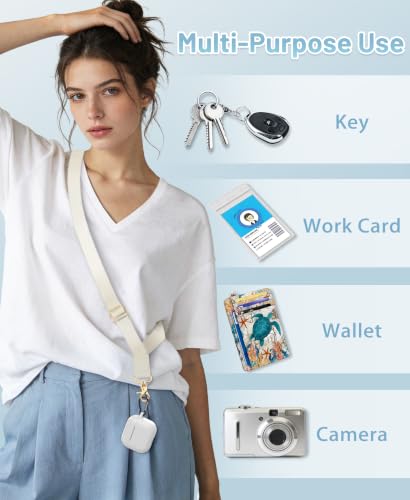 Image of Yonlevres Phone Lanyard Crossbody Strap Wrist Neck Adjustable Women Beige | Fit Cell Phone Keys and ID Badges, Travel and Daily Use, Hands-free, Work with Full-coverage Phone Case, 2 Tether Tabs, Gifts