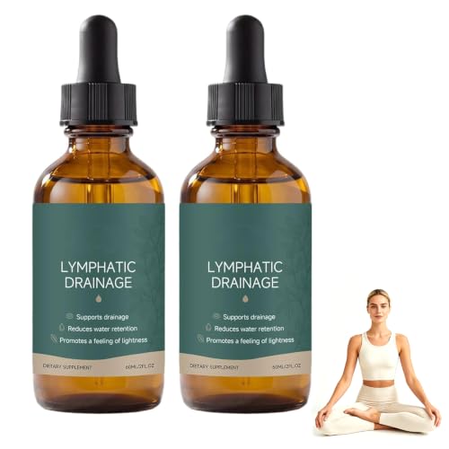 Zynea Lymphatic Drainage Elixir 2Stück 2026 Zynea Lymphatic Drainage Drops Support Water Balance Natural Ingredients for Men and Women
