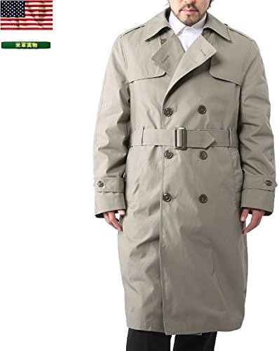Amazon 実物 新品 米軍 U S M C トレンチコート 36r カーキ 実物 ミリタリー 軍放出品 コート メンズ 冬 並行輸入品 コート ジャケット 通販