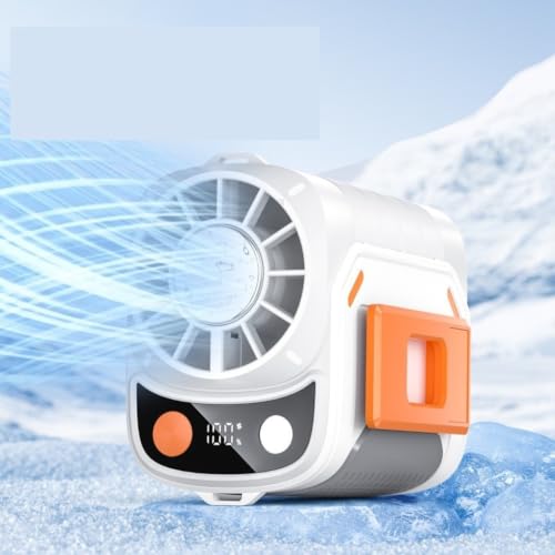 Ventilador de cintura portátil con compresa fría para un alivio térmico inmediato en el trabajo 3
