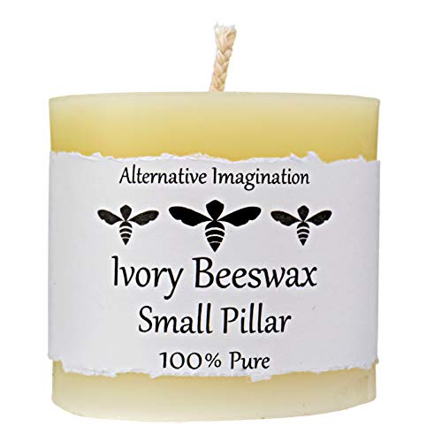100% Pure Beeswax Candle – Long Lasting Burn – Non-Toxic
