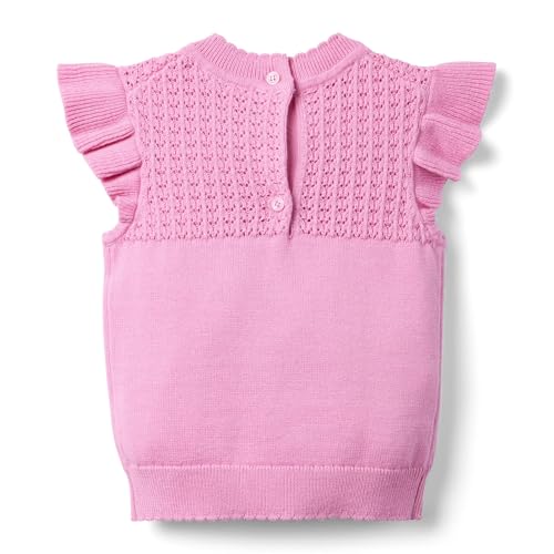Janie and Jack Girls' Pointelle Sweater Top (Toddler/Little Big Kid)2