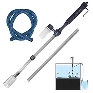 BUYGOO Elektrische Aquarium Gravel Cleaner Sifon Waterwisselaar Automatische Vis Tank Gravel Cleaner Stofzuiger Water…