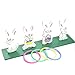 Fun Express - Wooden Bunny Ring Toss Game for Easter - Toys - Games - Misc Games - Easter - 5 Pieces