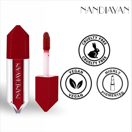 Image of Nandiayan Diamond Mini Liquid Lipstick 24ml (Pack of 12) | Matte Liquid Lipstick Waterproof-Long Lasting | Hydrating & Lightweight | Lightweight Lipstik for All Skin Tone | Light shade - SET B