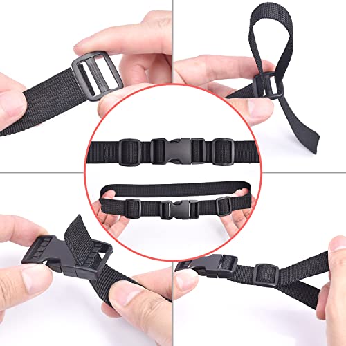 6 Pack 1" Buckle Quick Side Release Buckles Clips