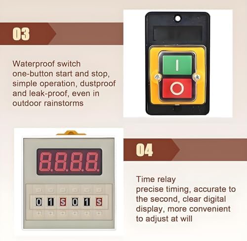 Upgrade Chestnut Peeler Machine, 220V/12V Efficient Commercial Shelling Device, Fast & Gentle Chestnut Peeling, Easy to Use, Perfect for Chestnuts (12V/No Battery)