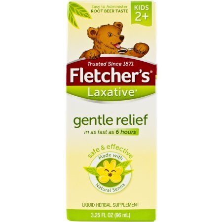 Fletcher's Liquid Laxative for Kids, Classic Root Beer, 3.25oz. Per Bottle (6 Pack)