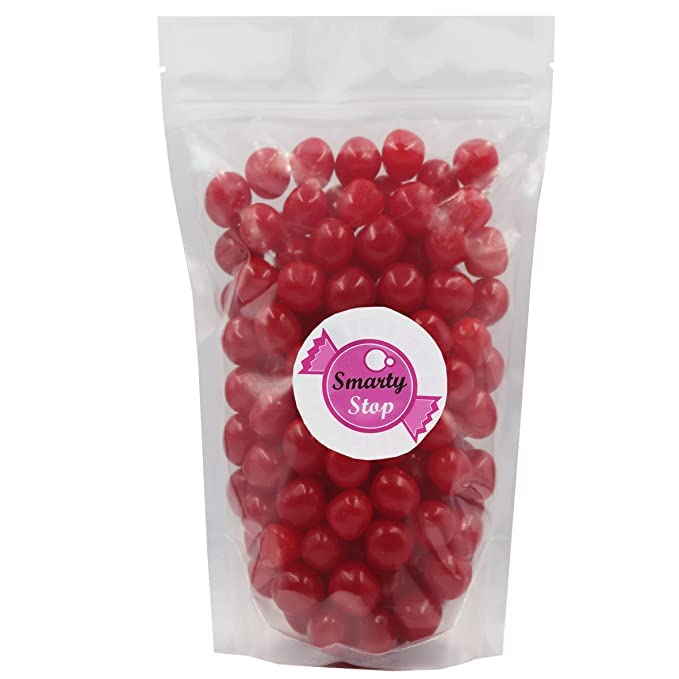 Miniatura 2 de Smarty Stop Fruit Sours - Bolas de caramelo masticables, tamaño bocado y bolsa resellable (cereza roja, 2 libras (paquete de 1))