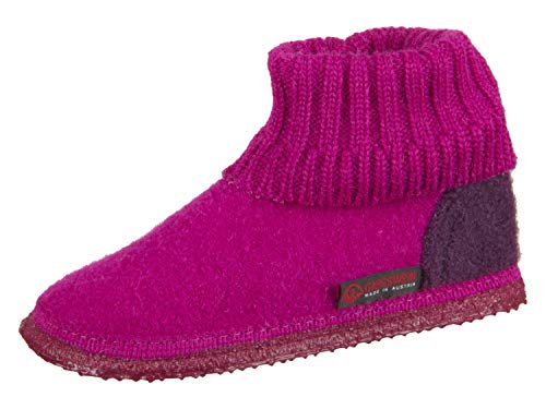 GIESSWEIN Kramsach Kids, Hüttenschuhe Unisex Kinder, Beere 375 ,...