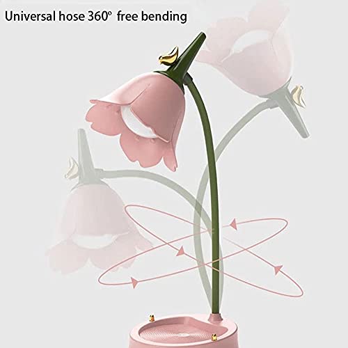 Led Desk Lamp,Cute Flower Lamp For Kids,Rechargeable Table Light With Usb Charging Port,3 Color Modes & Stepless Dimming, Touch Sensor Table Lamp For College Dorm Bedroom Reading #TOP6
