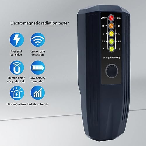 Medidor EMF Detector de Campo Electromagnético portátil miniatura 4