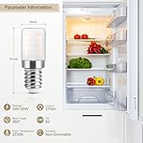 DiCUNO E14 LED SES LED Fridge Bulb, 3W (30W Halogen), Warm White 2700K, 270LM, Non-dimmable E14 Small Edison Screw Lamps for Home Lighting/Refrigerator/Cooker Hood/Night Light, Pack of 2 - Image 2