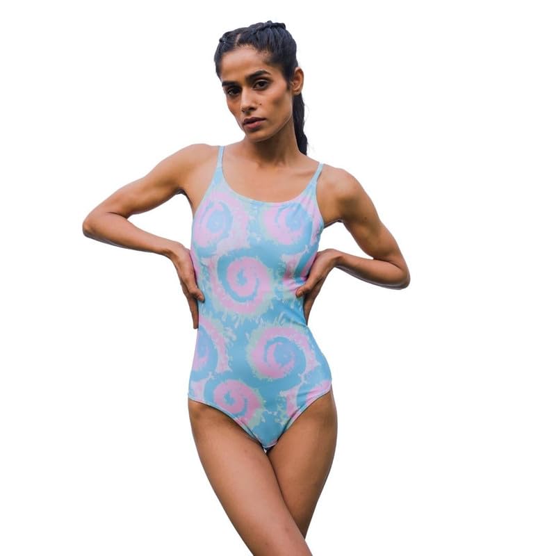 Women's Swimwear Scoop Neck Monokini, One Piece Sleeveless Beachwear, Swimsuit, Bodysuit-image-45