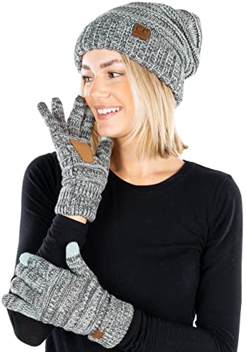 Funky Junque Winter Hat and Gloves for Women – Oversized