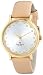 kate spade new york Women's 1YRU0586 Metro Watch With Beige Leather Band