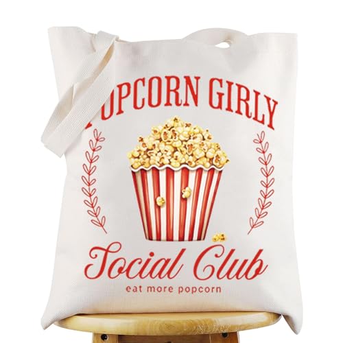 Bolso tote Popcorn Social Club para amantes de palomitas miniatura 1