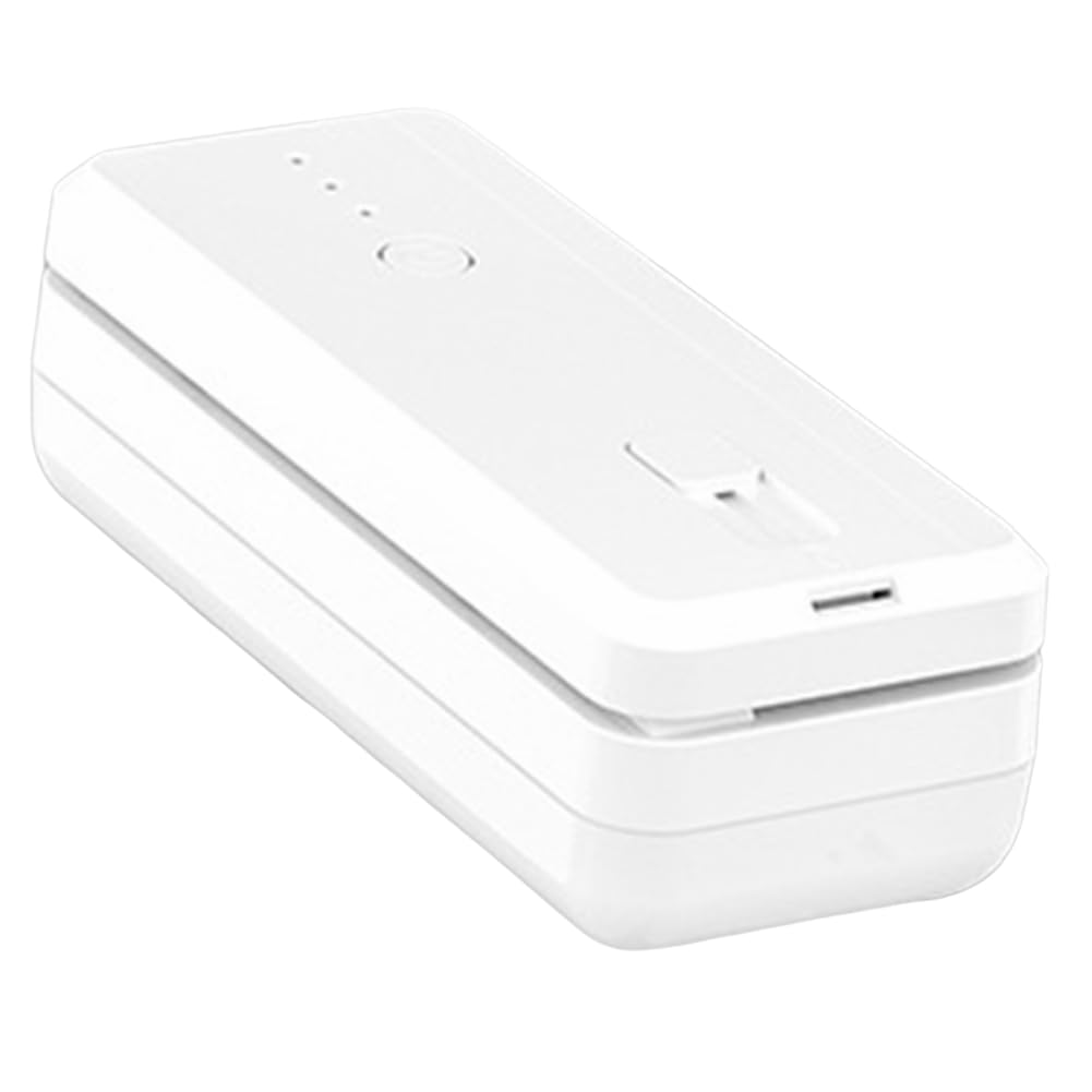 CTRLZS Household Mini Square Sealing Machine Laminator Packaging Household Food Bag Snack Sealing Machine White