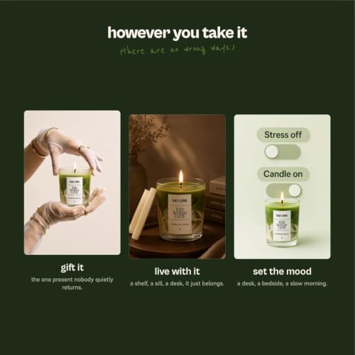 Image of RAD LVNG Iced Matcha Latte OG | 220g Soy Wax Scented Candle | 35hr+ Burn | Gel Wax Cubes | Cork Lid | Hand-Poured | Matcha, Vanilla, Gourmand | Gifting & Home Decor