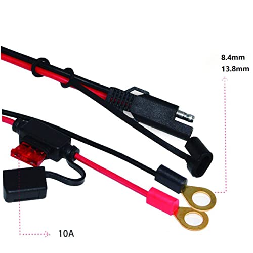 Cable conector SAE para extensión de carga de batería resistente de 3 piezas 6