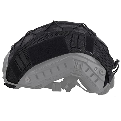 Helmet Cover For Fast Helmet Tactical Helmet Cover For Paintball Airsoft, 500D Nylon,Black #TOP2