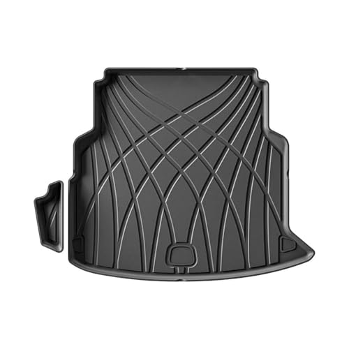 Tapis de Coffre en TPE pour Benz Classe E W214 2024-2025 Revêtement de Protection sur Mesure Noir