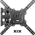 USX MOUNT UL Listed TV Wall Mount for Most 26-60 Inch TVs, Wall Mount TV Brackets with Swivel, Tilt, Rotating, Center Corner Design on Single Stud, Up to 77 lbs Max VESA 400x400mm