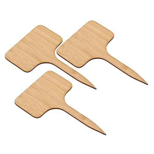IWOWHERO 20 Pcs Seedling Labels T Shape Mini Plant for Garden Nursery Easy Insertion for DIY Plant Markers Miniature Decor